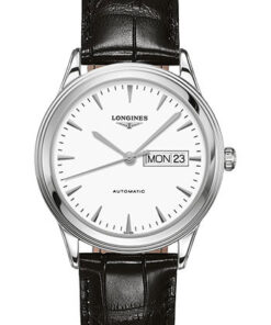 Đồng Hồ Longines L4.899.4.12.2 - Flagship 38.5 mm - Steel - Alligator StrapĐồng Hồ Longines L4.899.4.12.2 - Flagship 38.5 mm - Steel - Alligator Strap