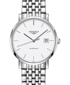Đồng Hồ Longines L4.910.4.12.6 - Elegant Collection 39 mm - Steel - BraceletĐồng Hồ Longines L4.910.4.12.6 - Elegant Collection 39 mm - Steel - Bracelet