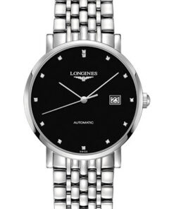 Đồng Hồ Longines L4.910.4.57.6 - Elegant Collection 39 mm - Steel - BraceletĐồng Hồ Longines L4.910.4.57.6 - Elegant Collection 39 mm - Steel - Bracelet