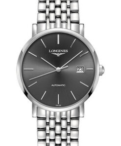 Đồng Hồ Longines L4.910.4.72.6 - Elegant Collection 39 mm - Steel - BraceletĐồng Hồ Longines L4.910.4.72.6 - Elegant Collection 39 mm - Steel - Bracelet