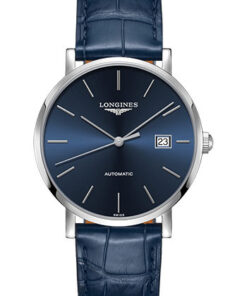 Đồng Hồ Longines L4.910.4.92.2 - Elegant Collection 39 mm - Steel - Alligator StrapĐồng Hồ Longines L4.910.4.92.2 - Elegant Collection 39 mm - Steel - Alligator Strap