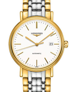 Đồng Hồ Longines L4.922.2.12.7 - Présence 40 mm - Automatic - Steel And Yellow PVD - BraceletĐồng Hồ Longines L4.922.2.12.7 - Présence 40 mm - Automatic - Steel And Yellow PVD - Bracelet