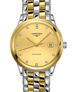 Đồng Hồ Longines L4.974.3.37.7 - Flagship 38.5 mm - Steel And Yellow PVD - BraceletĐồng Hồ Longines L4.974.3.37.7 - Flagship 38.5 mm - Steel And Yellow PVD - Bracelet