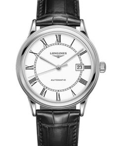 Đồng Hồ Longines L4.984.4.21.2 - Flagship 40 mm - Steel - Alligator StrapĐồng Hồ Longines L4.984.4.21.2 - Flagship 40 mm - Steel - Alligator Strap