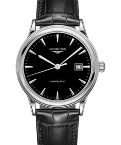 Đồng Hồ Longines L4.984.4.52.2 - Flagship 40 mm - Steel - Alligator StrapĐồng Hồ Longines L4.984.4.52.2 - Flagship 40 mm - Steel - Alligator Strap