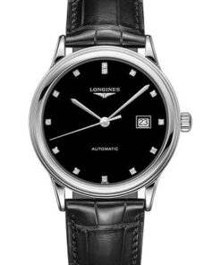 Đồng Hồ Longines L4.984.4.57.2 - Flagship 40 mm - Steel - Alligator StrapĐồng Hồ Longines L4.984.4.57.2 - Flagship 40 mm - Steel - Alligator Strap