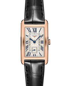 Đồng Hồ Longines L5.512.8.71.0 - DolceVita 23.30 X 37 mm - Quartz - Pink Gold - Alligator StrapĐồng Hồ Longines L5.512.8.71.0 - DolceVita 23.30 X 37 mm - Quartz - Pink Gold - Alligator Strap