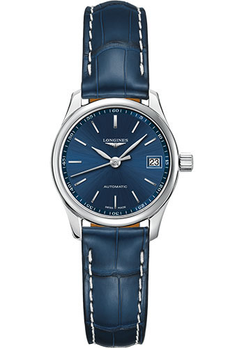 Đồng Hồ Longines L2.128.4.92.0 - Master Collection 25.5 mm - Steel - Alligator Strap 3 Đồng Hồ Longines L2.128.4.92.0 - Master Collection 25.5 mm - Steel - Alligator Strap