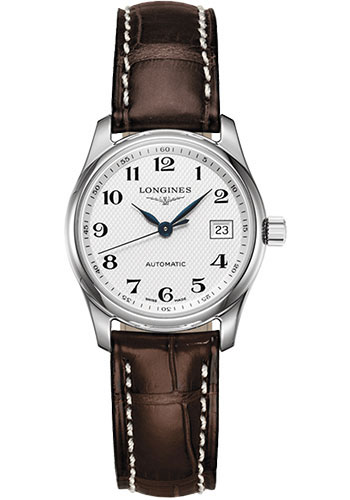 Đồng Hồ Longines L2.257.4.78.3 - Master Collection 29 mm - Steel - Alligator Strap 3 Đồng Hồ Longines L2.257.4.78.3 - Master Collection 29 mm - Steel - Alligator Strap