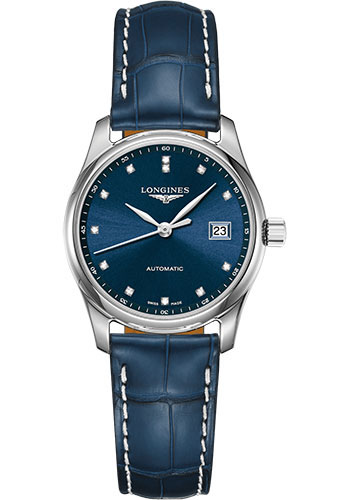 Đồng Hồ Longines L2.257.4.97.0 - Master Collection 29 mm - Steel - Alligator Strap 3 Đồng Hồ Longines L2.257.4.97.0 - Master Collection 29 mm - Steel - Alligator Strap