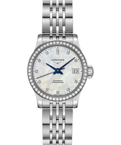 Đồng Hồ Longines L2.320.0.87.6 - Record collection 26 mm - Steel With Diamonds - BraceletĐồng Hồ Longines L2.320.0.87.6 - Record collection 26 mm - Steel With Diamonds - Bracelet