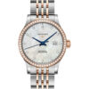 Đồng Hồ Longines L2.321.5.89.7 - Record collection 30 mm - Steel And Pink Gold With Diamonds - Bracelet 1 l2 321 5 89 7