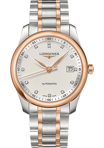 Đồng Hồ Longines L2.793.5.77.7 - Master Collection 40 mm - Steel And Pink Gold Cap 200 - Bracelet 3 Đồng Hồ Longines L2.793.5.77.7 - Master Collection 40 mm - Steel And Pink Gold Cap 200 - Bracelet