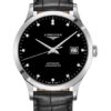 Đồng Hồ Longines L2.821.4.57.2 - Record collection 40 mm - Steel - Alligator Strap 2 l2 821 4 57 2
