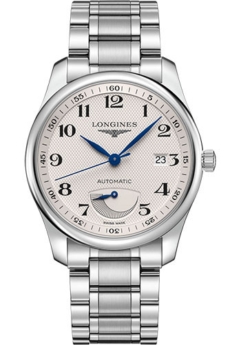 Đồng Hồ Longines L2.908.4.78.6 - Master Collection 40 mm - Power Reserve - Steel - Bracelet 3 Đồng Hồ Longines L2.908.4.78.6 - Master Collection 40 mm - Power Reserve - Steel - Bracelet