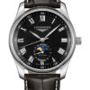 Đồng Hồ Longines L2.909.4.51.7 - Master Collection 40 mm - Moon Phase - Steel - Alligator Strap 1 l2 909 4 51 7