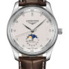 Đồng Hồ Longines L2.909.4.77.3 - Master Collection 40 mm - Moon Phase - Steel - Alligator Strap 1 l2 909 4 77 3