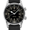 Đồng Hồ Longines L3.774.4.50.9 - Legend Diver Watch 42 mm - Steel - Rubber Strap 2 l3 774 4 50 9