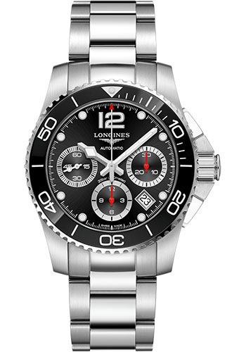Đồng Hồ Longines L3.783.4.56.6 - HydroConquest 41 mm - Automatic - Steel And Ceramic - Bracelet 3 Đồng Hồ Longines L3.783.4.56.6 - HydroConquest 41 mm - Automatic - Steel And Ceramic - Bracelet