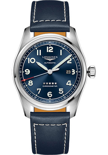 Đồng Hồ Longines L3.811.4.93.0 - Spirit 42 mm - Leather Strap 3 Đồng Hồ Longines L3.811.4.93.0 - Spirit 42 mm - Leather Strap