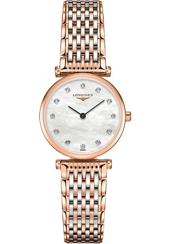 Đồng Hồ Longines L4.209.1.97.7 - La Grande Classique de Longines 24 mm - Quartz - Red PVD - Bracelet 3 Đồng Hồ Longines L4.209.1.97.7 - La Grande Classique de Longines 24 mm - Quartz - Red PVD - Bracelet