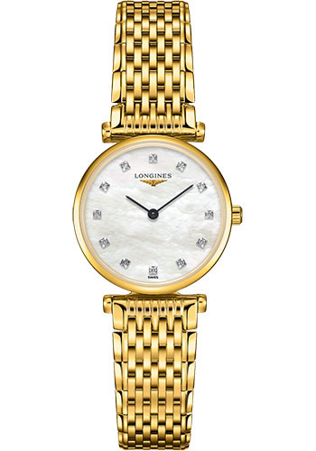 Đồng Hồ Longines L4.209.2.87.8 - La Grande Classique de Longines 24 mm - Quartz - Yellow PVD - Bracelet 3 Đồng Hồ Longines L4.209.2.87.8 - La Grande Classique de Longines 24 mm - Quartz - Yellow PVD - Bracelet