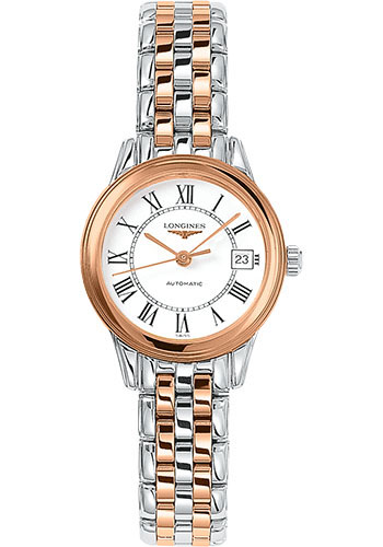 Đồng Hồ Longines L4.274.3.91.7 - Flagship 26 mm - Steel And Red PVD - Bracelet 3 Đồng Hồ Longines L4.274.3.91.7 - Flagship 26 mm - Steel And Red PVD - Bracelet