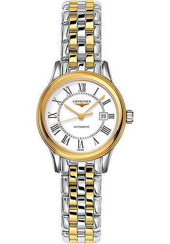 Đồng Hồ Longines L4.374.3.21.7 - Flagship 30 mm - Steel And Yellow PVD - Bracelet 3 Đồng Hồ Longines L4.374.3.21.7 - Flagship 30 mm - Steel And Yellow PVD - Bracelet