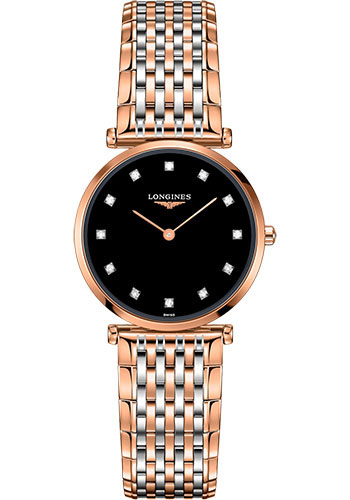 Đồng Hồ Longines L4.512.1.57.7 - La Grande Classique de Longines 29 mm - Quartz - Red PVD - Bracelet 3 Đồng Hồ Longines L4.512.1.57.7 - La Grande Classique de Longines 29 mm - Quartz - Red PVD - Bracelet