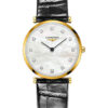 Đồng Hồ Longines L4.512.2.87.2 - La Grande Classique de Longines 29 mm - Quartz - Yellow PVD - Alligator Strap 2 l4 512 2 87 2