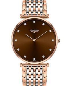 Đồng Hồ Longines L4.766.1.67.7 - La Grande Classique de Longines 37 mm - Quartz - Red PVD - BraceletĐồng Hồ Longines L4.766.1.67.7 - La Grande Classique de Longines 37 mm - Quartz - Red PVD - Bracelet