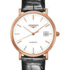 Đồng Hồ Longines L4.787.8.12.0 - Elegant Collection 37 mm - Pink Gold - Alligator Strap 1 l4 787 8 12 0