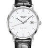 Đồng Hồ Longines L4.910.4.12.2 - Elegant Collection 39 mm - Steel - Alligator Strap 2 l4 910 4 12 2