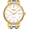 Đồng Hồ Longines L4.922.2.12.7 - Présence 40 mm - Automatic - Steel And Yellow PVD - Bracelet 2 l4 922 2 12 7