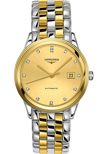 Đồng Hồ Longines L4.974.3.37.7 - Flagship 38.5 mm - Steel And Yellow PVD - Bracelet 3 Đồng Hồ Longines L4.974.3.37.7 - Flagship 38.5 mm - Steel And Yellow PVD - Bracelet