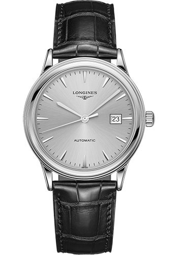 Đồng Hồ Longines L4.984.4.72.2 - Flagship 40 mm - Steel - Alligator Strap 3 Đồng Hồ Longines L4.984.4.72.2 - Flagship 40 mm - Steel - Alligator Strap