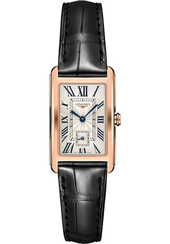 Đồng Hồ Longines L5.512.8.71.0 - DolceVita 23.30 X 37 mm - Quartz - Pink Gold - Alligator Strap 3 Đồng Hồ Longines L5.512.8.71.0 - DolceVita 23.30 X 37 mm - Quartz - Pink Gold - Alligator Strap