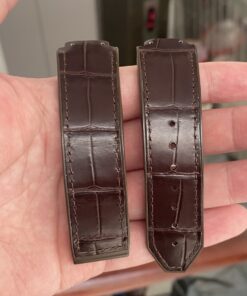 Dây đồng hồ Hublot Aligator Nam Mỹ (Cá sấu Nam Mỹ), khâu tay, có logo thương hiệu