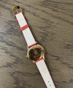 Dây đồng hồ Tissot da bò - màu đỏ - size 16