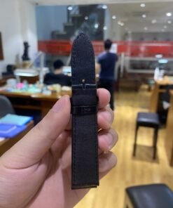 Dây da cá sấu thật màu đen size 20