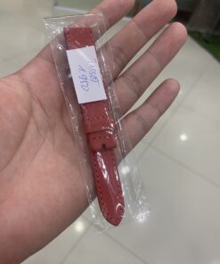 Dây đồng hồ Tissot da bò - màu đỏ - size 16Dây đồng hồ Tissot da bò - màu đỏ - size 16