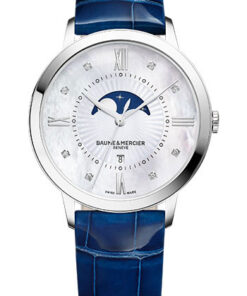 Đồng Hồ Baume & Mercier M0A10226 - Classima 36mm - Quartz Moon Phase - SteelĐồng Hồ Baume & Mercier M0A10226 - Classima 36mm - Quartz Moon Phase - Steel