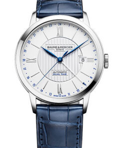 Đồng Hồ Baume & Mercier M0A10272 - Classima 40mm - Automatic Dual Time - SteelĐồng Hồ Baume & Mercier M0A10272 - Classima 40mm - Automatic Dual Time - Steel