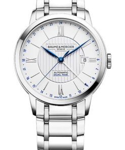 Đồng Hồ Baume & Mercier M0A10273 - Classima 40mm - Automatic Dual Time - SteelĐồng Hồ Baume & Mercier M0A10273 - Classima 40mm - Automatic Dual Time - Steel
