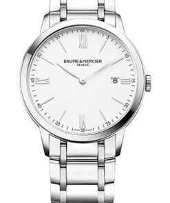 Đồng Hồ Baume & Mercier M0A10354 - Classima 40mm - Quartz Date - SteelĐồng Hồ Baume & Mercier M0A10354 - Classima 40mm - Quartz Date - Steel
