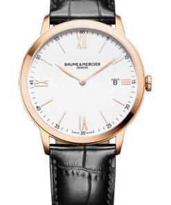 Đồng Hồ Baume & Mercier M0A10441 - Classima 40mm - Quartz Date - Steel Pink Gold PlatedĐồng Hồ Baume & Mercier M0A10441 - Classima 40mm - Quartz Date - Steel Pink Gold Plated