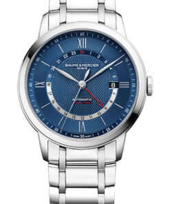 Đồng Hồ Baume & Mercier M0A10483 - Classima 42mm - Automatic Dual Time - SteelĐồng Hồ Baume & Mercier M0A10483 - Classima 42mm - Automatic Dual Time - Steel