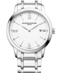 Đồng Hồ Baume & Mercier M0A10526 - Classima 42mm - Quartz Date - SteelĐồng Hồ Baume & Mercier M0A10526 - Classima 42mm - Quartz Date - Steel
