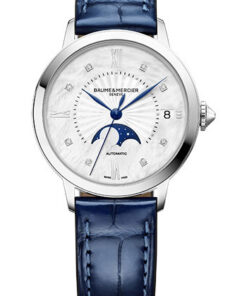 Đồng Hồ Baume & Mercier M0A10633 - Classima 34mm - Automatic Moon Phase - SteelĐồng Hồ Baume & Mercier M0A10633 - Classima 34mm - Automatic Moon Phase - Steel