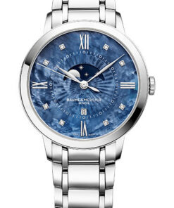 Đồng Hồ Baume & Mercier M0A10665 - Classima 36.5mm - Quartz Moon Phase - SteelĐồng Hồ Baume & Mercier M0A10665 - Classima 36.5mm - Quartz Moon Phase - Steel